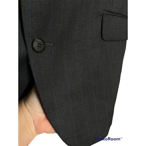 Vintage Tailored Elegance by Victors Washington Mall Suit 43R Mens Pin Striped - Picture 5 of 15